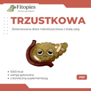 Dieta trzustkowa dla psa z białą rybą – gotowy zbilansowany przepis PDF